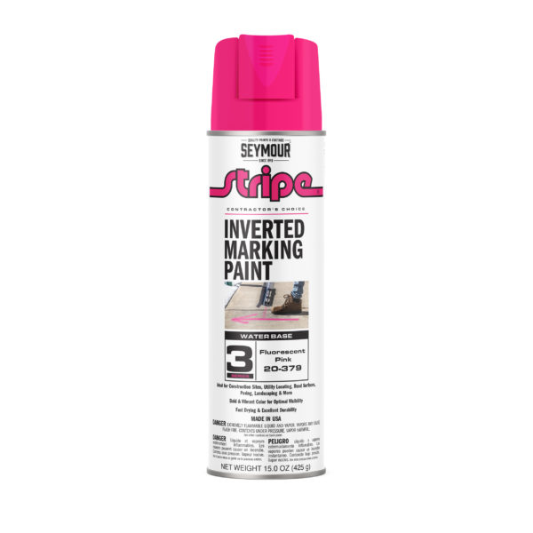Seymour 20oz Hot Pink Fluorescent Inverted Tip Paint - Marking Supplies